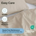 thumbnail image 7 of CGK Linens 3-Piece Premium Duvet Cover Set - Full Size Soft Comforter Cover With Zipper & Matching Pillowcases, Wheat, 7 of 7