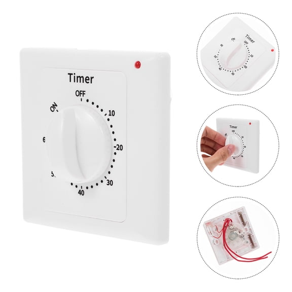 MOKKHNB Timer Time Control Switch Saving Indoor Use 1Pack