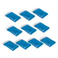 thumbnail image 2 of 10x Chubasqueros De Emergencia Para Acampar Con Capucha Con Cordón Ponchos De Lluvia Desechables Azul, 2 of 9