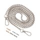thumbnail image 2 of OUNONA Reemplazo Para Bolso En Color Plata Para Personalizar Carteras Y Bolsos De Mano Sin Asa, 2 of 7