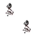 thumbnail image 4 of Qarigey Adjustable Size Rings Student Trend Men Alloy Ring Holiday Opening Stereoscopic  Jewelry Party Supply Accessories Daily Como se muestra 2piezas, 4 of 6
