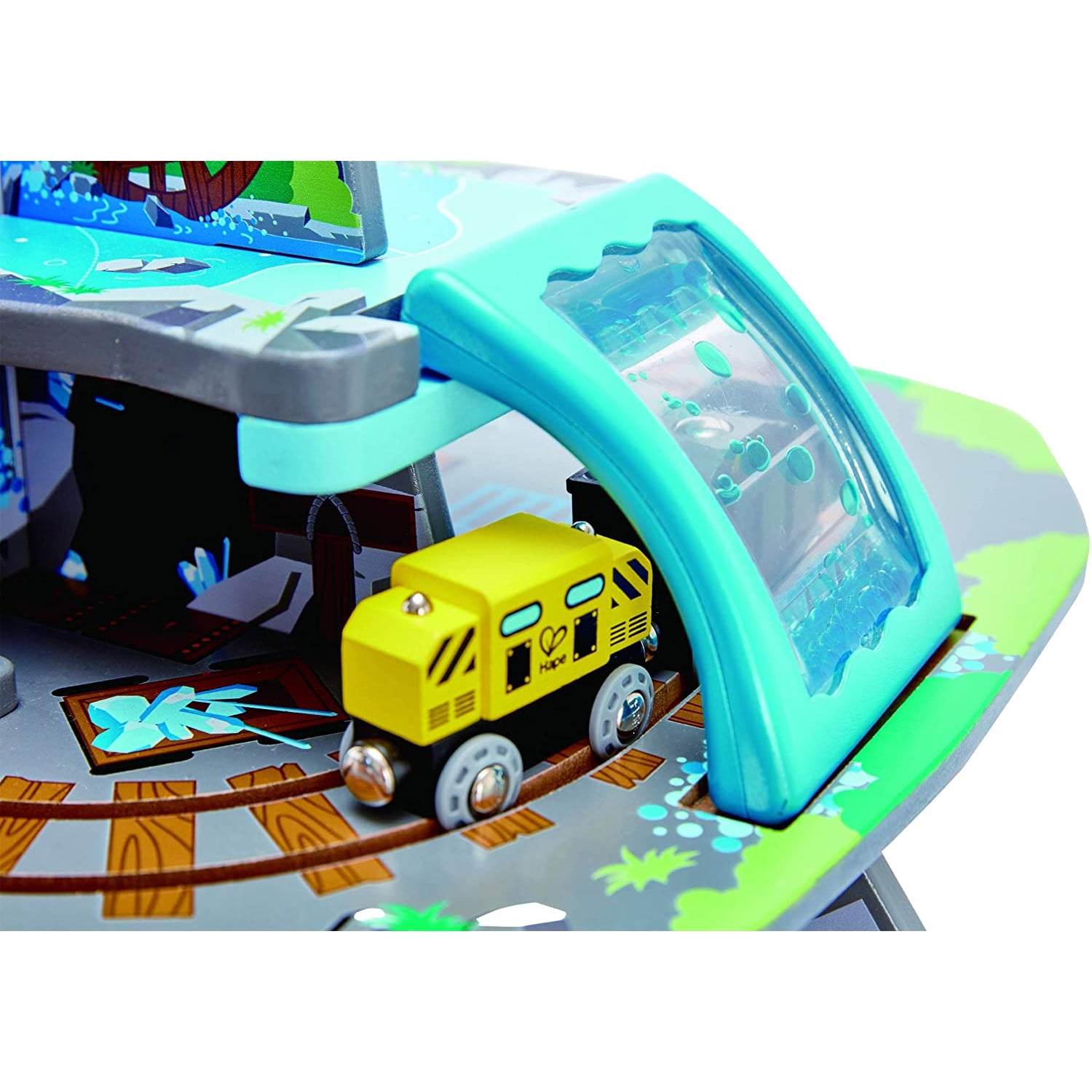 hape mountain train set