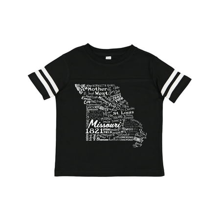 

Inktastic Missouri State Word Salad Gift Toddler Boy or Toddler Girl T-Shirt