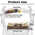 thumbnail image 6 of HELLHERO Sunflower Puppy Rollator Seat Covers Stain Proof for The Elderly Easy to Clean Rollator Walker Seat Back Cover for Elderly, 6 of 7