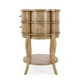 thumbnail image 3 of Butler Specialty Company Jarvis Oval 2-Drawer Side Table - Antique Beige, 3 of 8