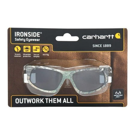 Carhartt CHRT620DTCC Pyramex Safety Ironside Safety Glasses, Grey Lens