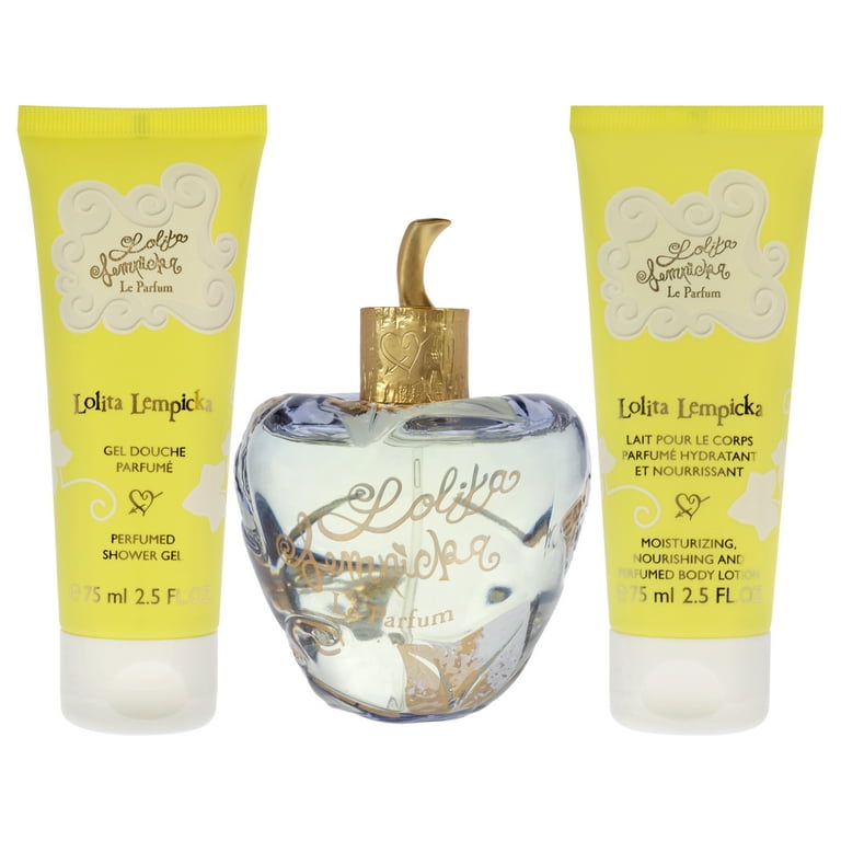 Lolita Lempicka Le Parfum Gift Set, 3.4oz EDP, Body Lotion, Shower