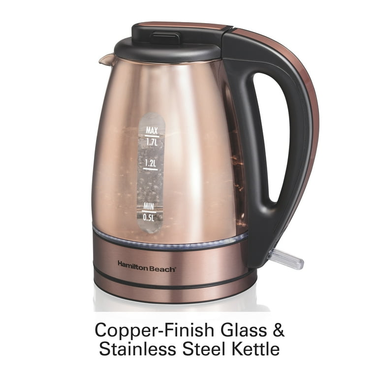 Hamilton Beach Stainless Steel Electric Tea Kettle 1.2 Liter 40899 – Good's  Store Online