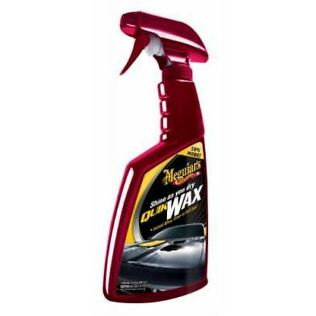 24 OZ Quik Spray Wax Instantly Adds Gloss & Carnauba Wax Protection Wh Only