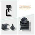 thumbnail image 3 of LOLIPPYY 8Ud Clips Para De Cristal Con Fijación Ajustable Para Impresora 3D Color Negro, 3 of 8