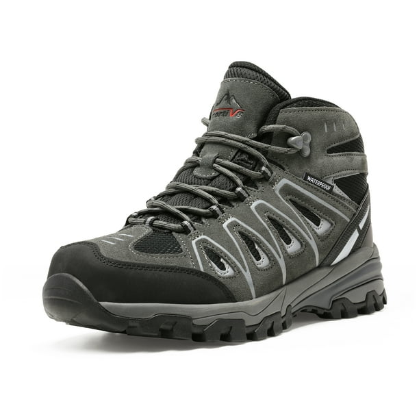 NORTIV 8 Men's Ankle High Waterproof Hiking Boots Outdoor Trekking ...