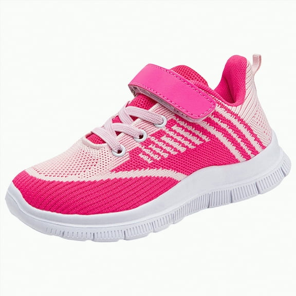 Hessimy Baby Shoes Girl Sock Shoes Walking Shoes Non Slippers On Sneakers Girls' Sneakers Light Up Flashing Sneaker Toddler Shoes Running Shoes Back To School (Hot Pink,8)