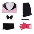 thumbnail image 5 of Disfraz de ángel de Anime Dust para mujer y niña, pelucas, traje de rayas rosas, traje de fiesta de Carnaval de Halloween, 5 of 5