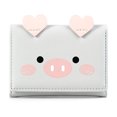 thumbnail image 1 of Womens Wallet Cute Pig Button Short Card Wallet Clutch Wallet Clutch Purse, 1 of 2