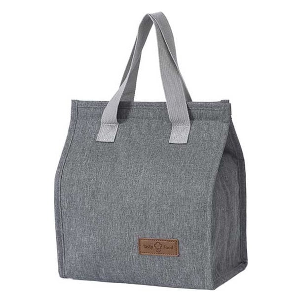 Naiovety Fiambrera portátil, bolsa de tela Oxford, papel de aluminio, aislamiento térmico, enfriador de alimentos, bolsa de almacenamiento para Picnic Organizadores de utensilios de cocina Gris Naiovety HA069872-02