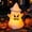 B, variant on Gallickan Light Up Halloween Tabletop Decor, LED Glowing Ghost Statue, Battery Powered Spooky Desktop Ornament, Plastic, Style B, 1pc