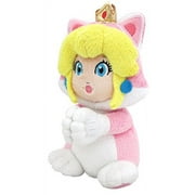 Plush - Nintendo - Super Mario Cat Peach Soft Doll 6" w/ Magnet 1383