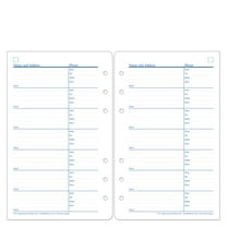 FranklinCovey Address-Phone Pages (Compact Size)