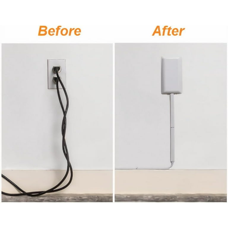 Sleek Socket Child Pet Proofing Outlet and Plug Concealer with