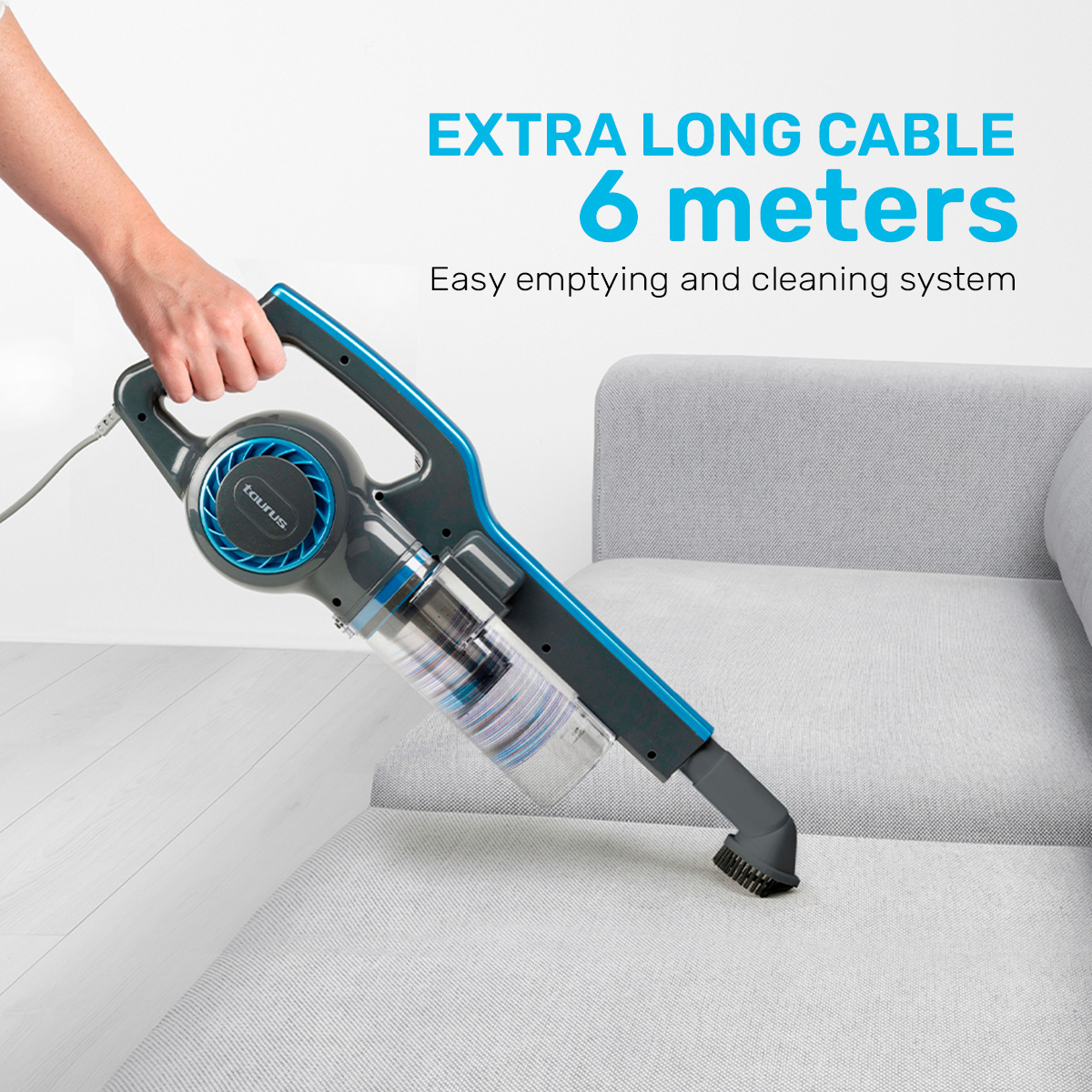 Stick Vacuum Cleaner Taurus Liberty 3 in 1 Corded Lightweight