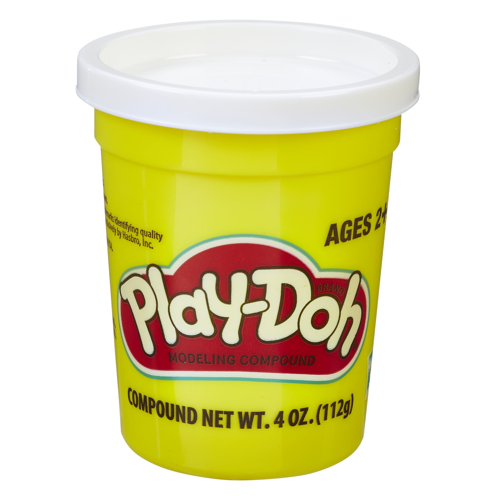 Play-Doh White Single Can, 4 Oz 