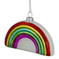 thumbnail image 3 of Northlight 4" Shiny Arched Rainbow Hanging Glass Christmas Ornament, 3 of 5