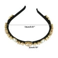 thumbnail image 4 of Bling Rhinestone Diadema Champagne Rhinestone Diadema de franela para mujer 5.51 x0.79, 4 of 7