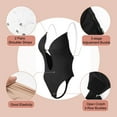 thumbnail image 4 of Women Shapewear Backless Body Bra Shaper Plus Size Plunge Invishaper Low Back Thong Bodysuits Open Crotch Daily Use, 4 of 6