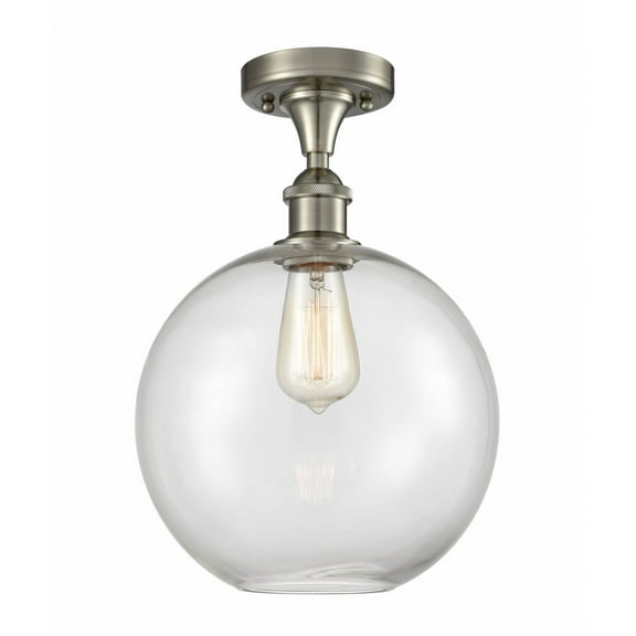 Innovations Lighting - Athens - 1 Light Semi-Flush Mount In Industrial Style-15