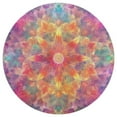 thumbnail image 3 of Kaleidoscope Mandala Colorful Floral Boho Round Rugs -Washable Non-Slip Small Round Area Rug Throw Soft Circle Rugs for Bedroom, Modern Print Indoor Carpet for Entryway Sofa Living Room, 3 of 6