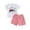b37-Red, variant on KPOPLK Toddler Baby Boy Clothes 3 6 9 12 18 Months 2 3T 4T Tractor Letter Print Shirt Plaid Shorts Set Outfits 2 PCS(12-18 Months,Watermelon Red)