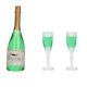 thumbnail image 5 of Accesorios para casa de muñecas BuyWeekMX 10 juegos de champán y botellas de vino, 5 of 9