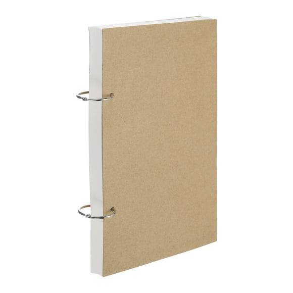 Uxcell 8 x 12" 160GSM A4 Cuaderno de bocetos de hojas sueltas, 150 Páginas 75 Hojas recargables de espiral para dibujo