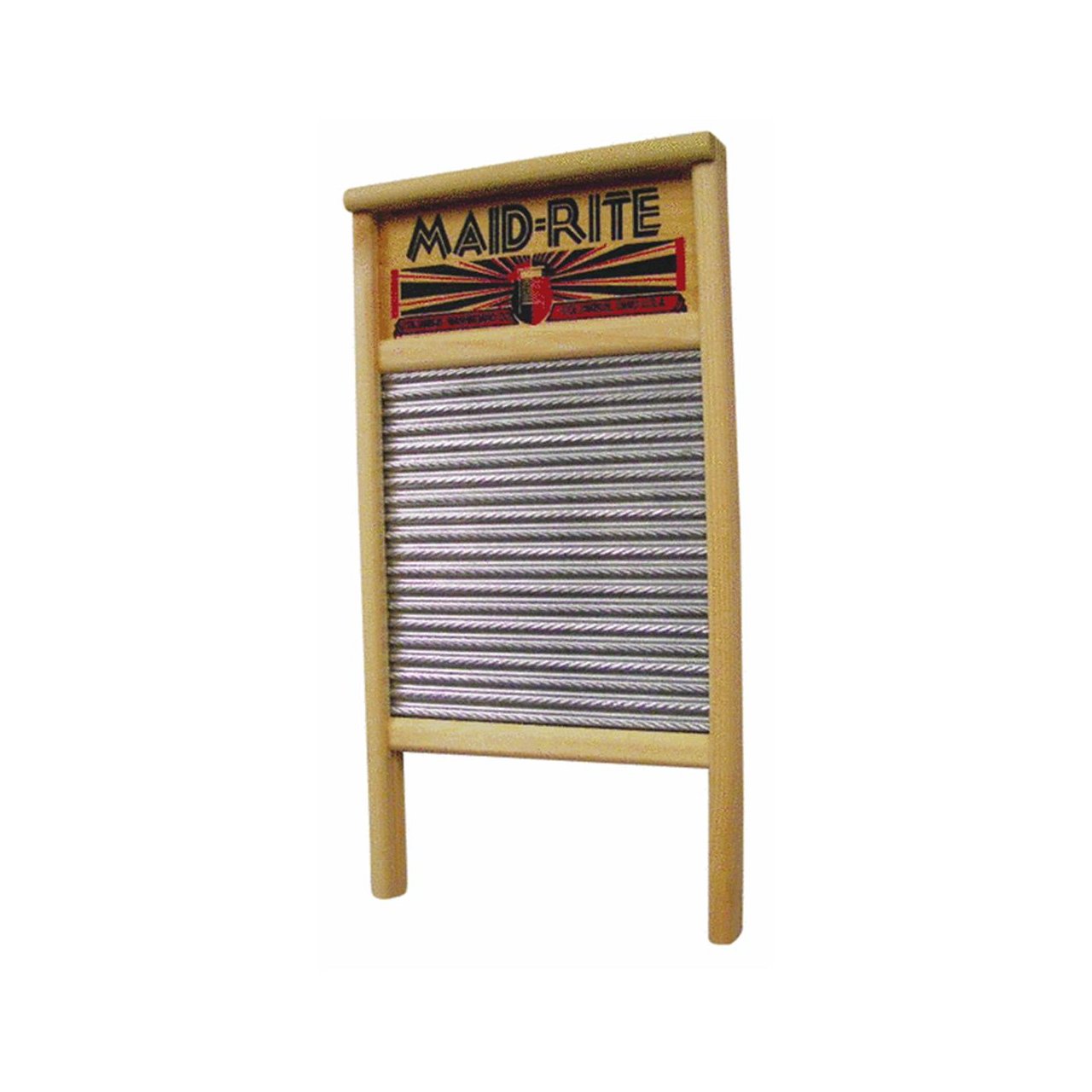 2072 Family Size Washboard, Pack of 1 Silver, 127/16 x 233/4 overall