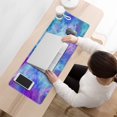 thumbnail image 3 of Reinvent Gaming with our Large Dazzling Galaxy Mouse Pad; Non-Slip Rubber Base for Precision, Durable Stitched Edges. Ideal for Keyboards & Desks - 31.5x11.8inch., 3 of 7