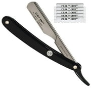 Parker PTB Professional Straight Edge Barber Razor with 5 Blades from Parker Safety Razor