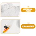 thumbnail image 2 of Sculpture de Cygne Flottant Blanc pour Décoration de Piscine Résine Durable 12.5 Pouces, 2 of 9