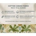 thumbnail image 5 of Soimoi 100% Cotton Canvas Fabric - Tree Print, Beige | 56" Wide | Sold by 2 Yard | Medium Weight Upholstery Fabric for Home Dcor, Bags & DIY Projects, 5 of 7