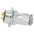 thumbnail image 2 of Conector de enchufe de aviación de 30 mm, adaptador de corriente eléctrica para maquinaria de 5 pines., 2 of 14