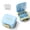 Blue, variant on Travel Pill Organizer 7 Day Compartments, Moisture-Proof Double Lock, Compact Pill Box for Supplements, Vitamins, Hot Pink