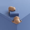 thumbnail image 4 of Protector de esquina de mesa de seguridad con dibujos animados para niños, 4 piezas, pegatina para envolver el borde de la mesa con ventana, 4 of 6