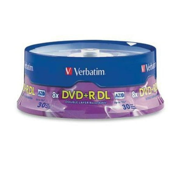 Verbatim/Smartdisk  DVD R DL 8.5gb 8x Branded 30 p