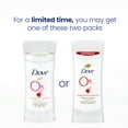 thumbnail image 3 of Dove 0% Aluminum Women's Deodorant Stick, Pomegranate and Lemon Verbena, 2.6 oz, 3 of 10