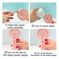 thumbnail image 5 of Newxiaaa Bladeless Personal Quiet Fan Mini Waist Fan 3 Speeds Hotsales Portable Fan For Beach Portable Bladeless Neck Fans of Working Time (White,Pink), 5 of 7