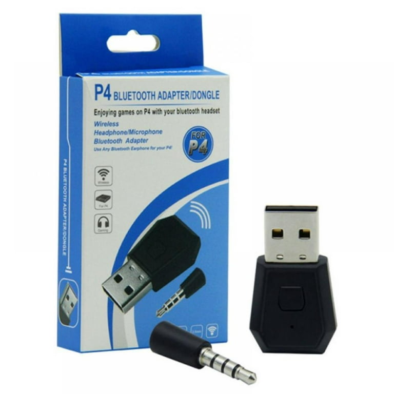 Wireless Sony PS4 Bluetooth, Gamepad Game Console Headphone USB Dongle,Black/6.4x12.7x2cm - Walmart.com