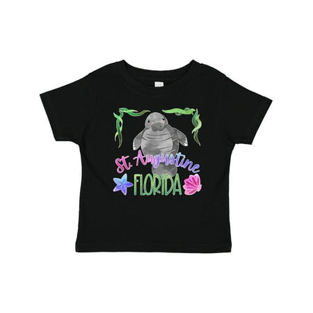 

Inktastic St. Augustine Florida Cute Swimming Manatee Gift Baby Boy or Baby Girl T-Shirt