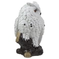 thumbnail image 3 of Northlight Glittered Owl Perched on a Branch Statue - 6", 3 of 6
