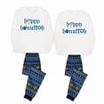 thumbnail image 2 of iHapHap Happy Hanukkah Couple Pajamas, Cotton Blend Festival Sleepwear, Men 2XL, 2 of 5