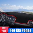 thumbnail image 2 of Cubierta del salpicadero del coche para Kia Pegas 2021 2022 2023, alfombrilla parasol para escritorio de instrumentos, accesorios antideslizantes para tablero, 2 of 5