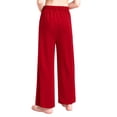 thumbnail image 2 of Zaldita Kids Boys Girls Liturgical Worship Praise Dance Palazzo Pants Celebration of Spirit Wide Leg Pants Dancewear Red 10, 2 of 6